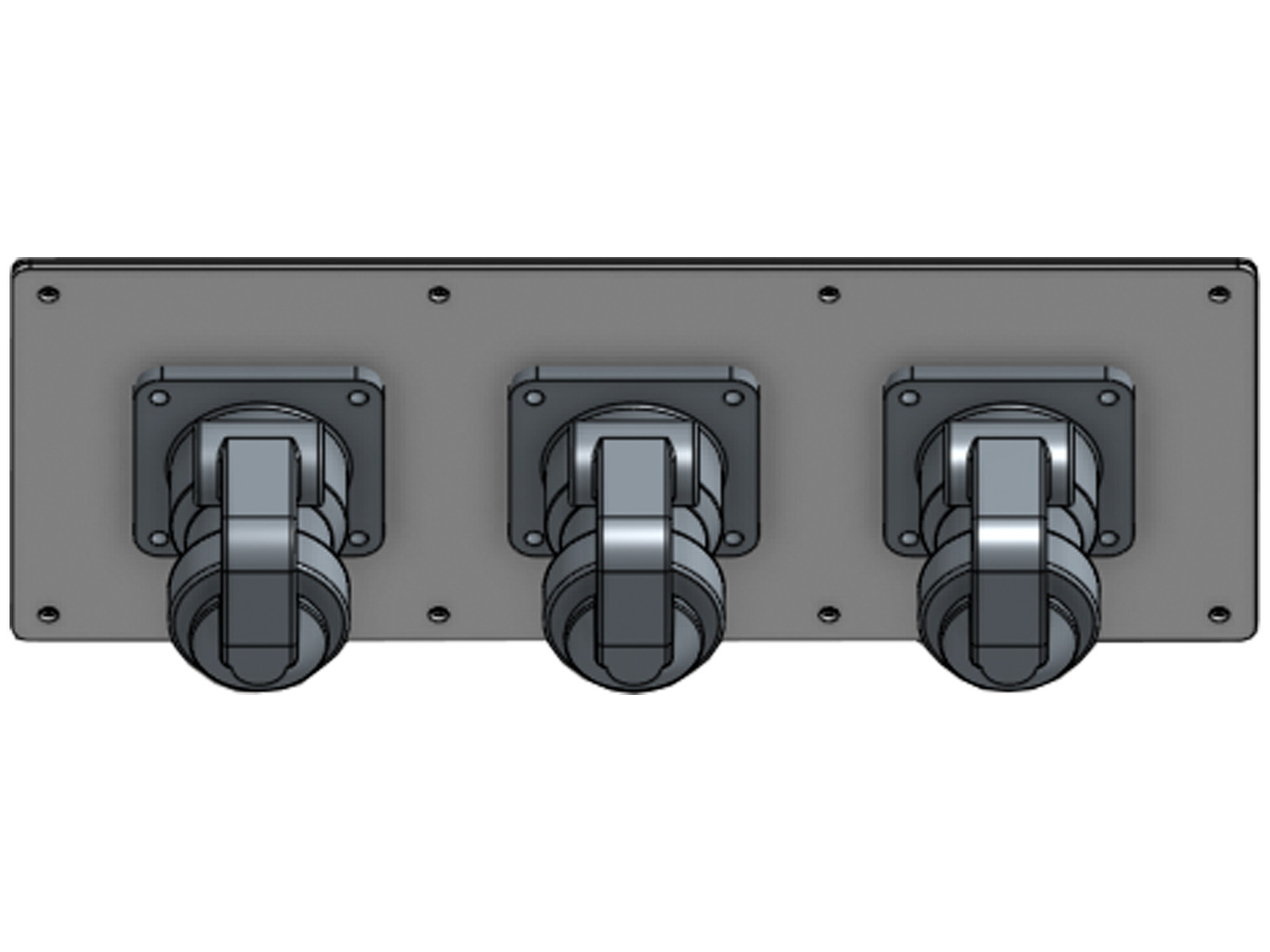 3 x 4P5W 30 A Pin & Sleeve Gland