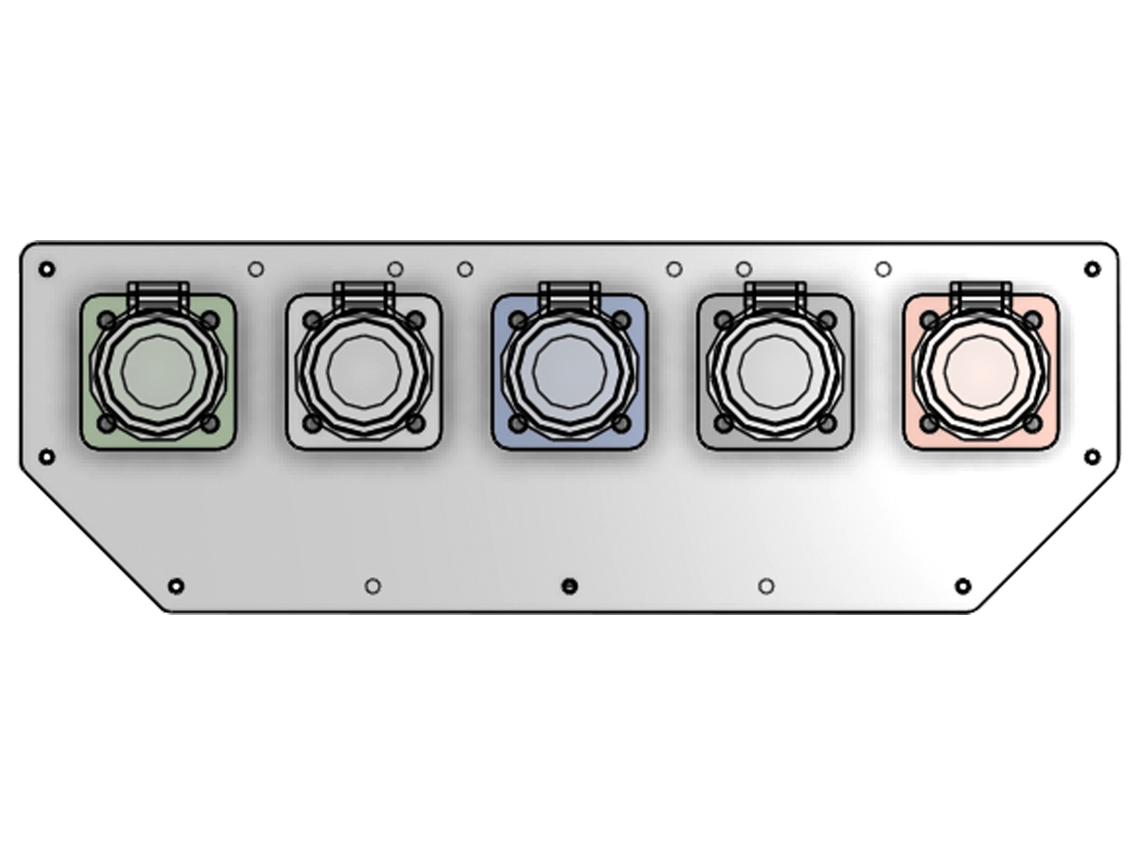CAM INLET 400 A End Panel